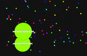 AGAR.IO : je me suis divisé, j'ai mangé et la je refusionne