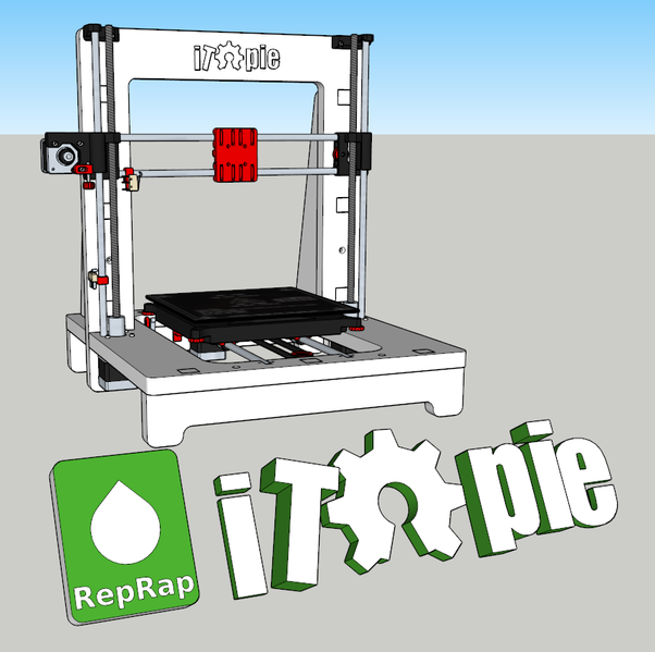 Rendu 3D d'une iTopie finie. La mienne sera rouge