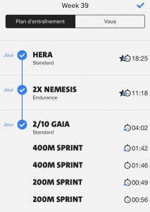 Freeletics : Semaine 39 mode Cardio