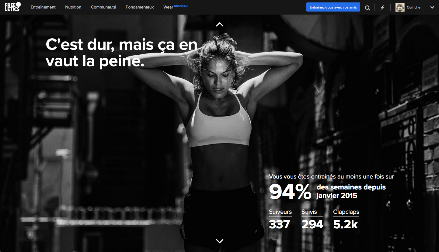 Freeletics Retro 2015 : 337 FOLLOWERS