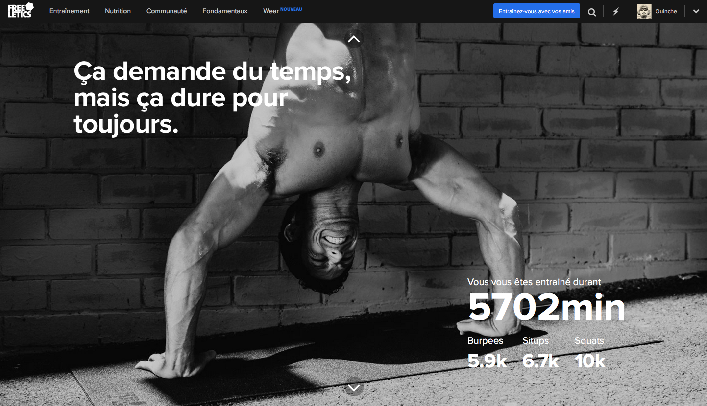 Freeletics Retro 2015 : 5702 Minutes