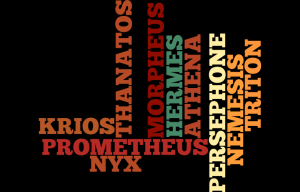 156 - ATHENA, HERMES, KRIOS, MORPHEUS, NEMESIS, NYX, PERSEPHONE, PROMETHEUS, THANATOS, TRITON sont la