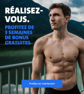 Promotion : 3 semaines gratuites pour les personnes qui ont déjà le coach