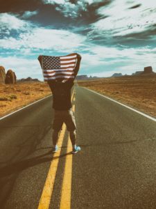 Ouinche, sur la route à Monument Valley, 15 Juillet 2018