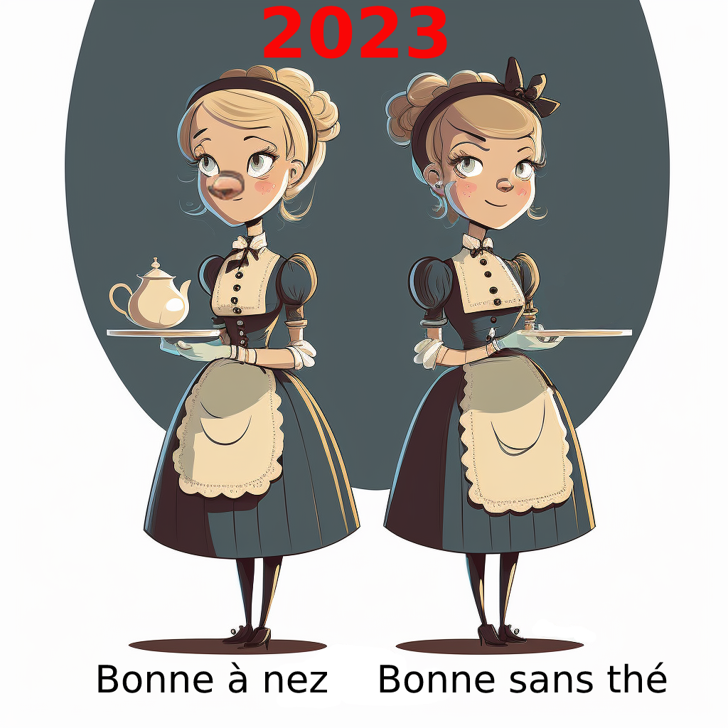 Bonne à nez Bonne sans thé
Bonne année 2023